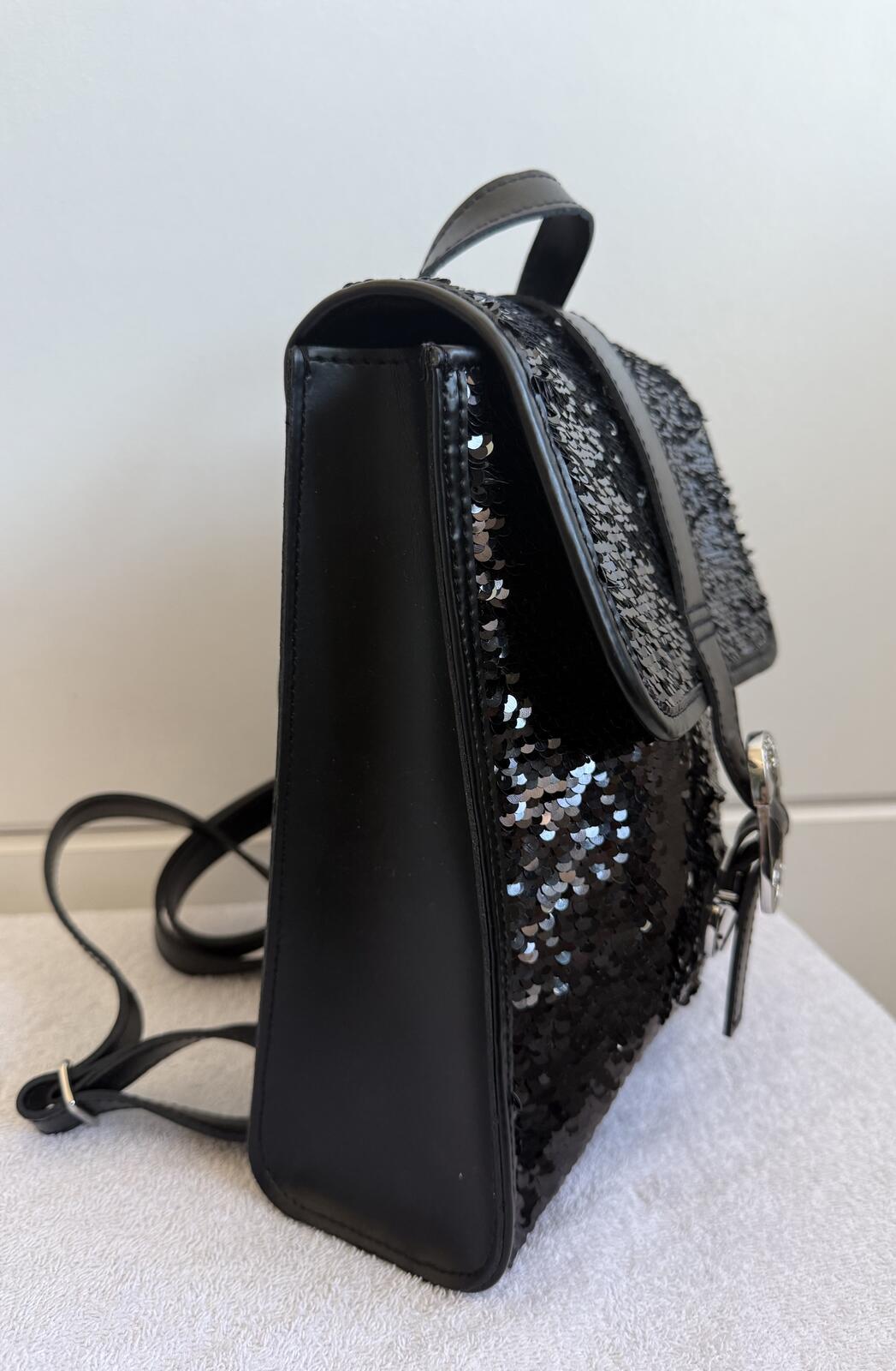 Dr. Martens Mini Reversible Sequin Leather Backpack