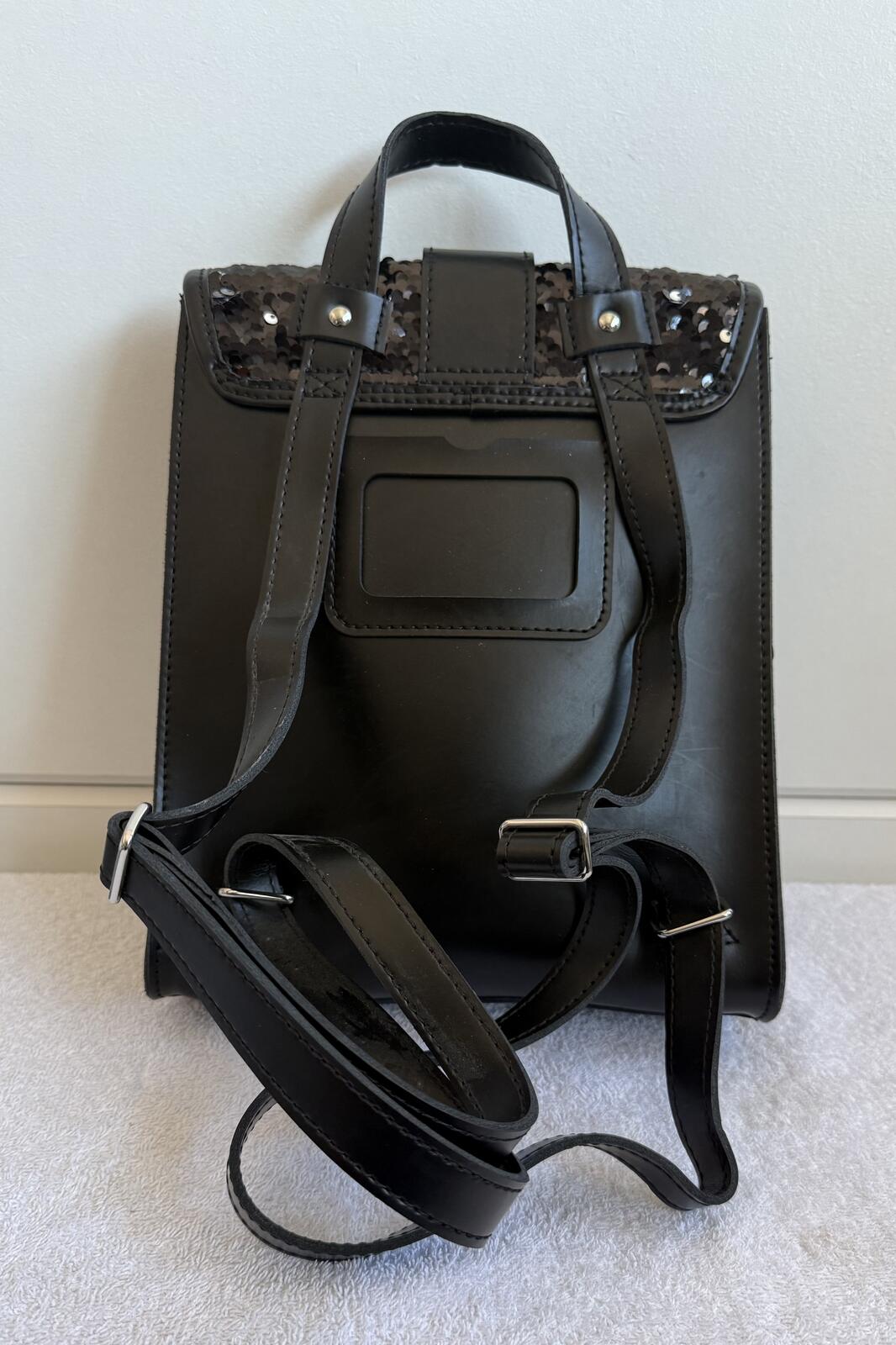 Dr. Martens Mini Reversible Sequin Leather Backpack