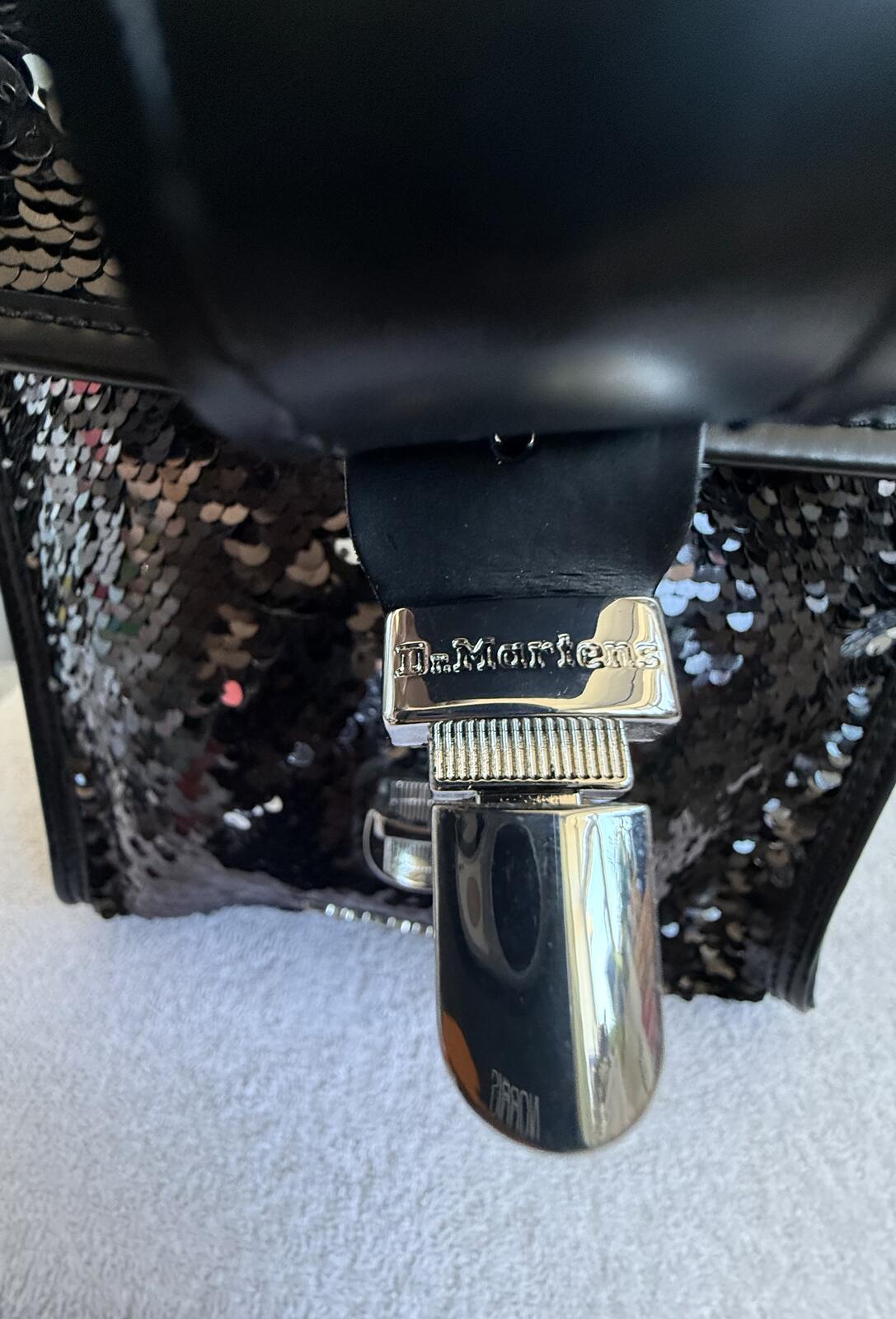 Dr. Martens Mini Reversible Sequin Leather Backpack