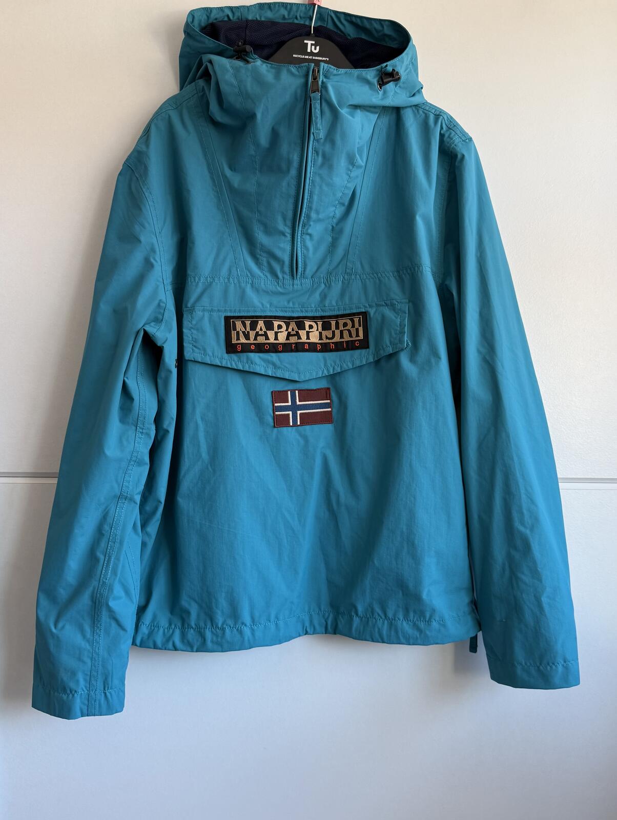Napapijri Rainforest Summer Anorak "Blue" size xl (sku C9)