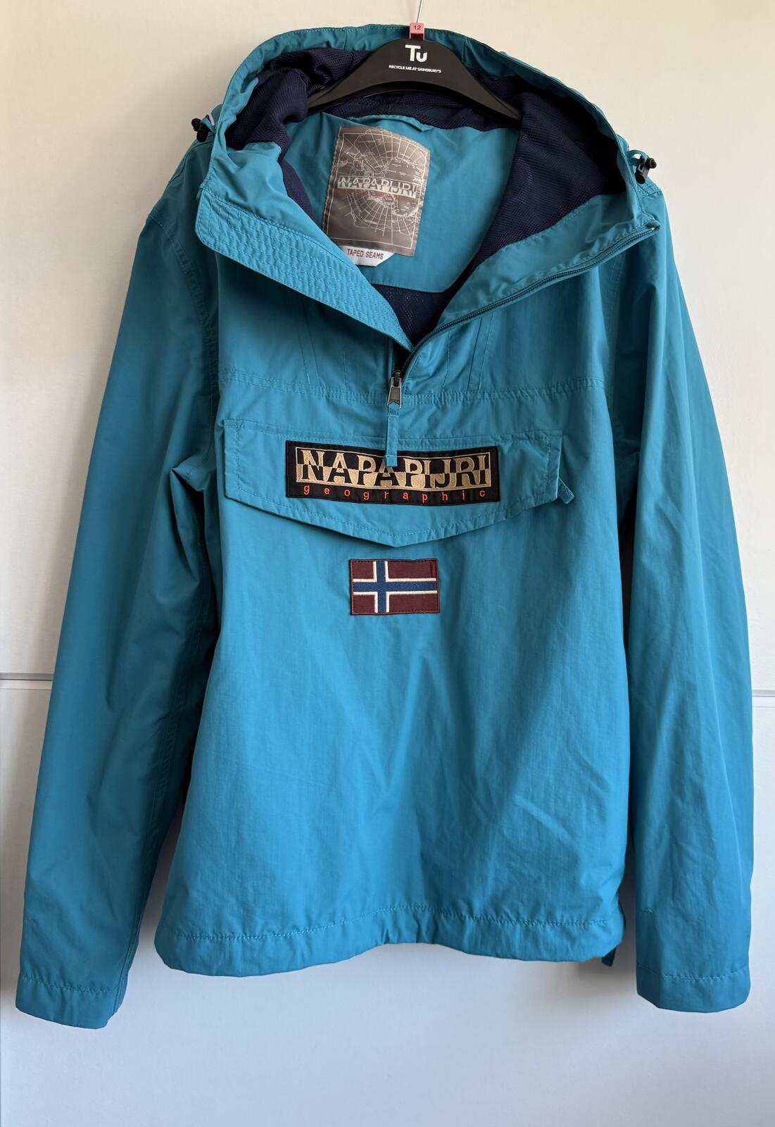 Napapijri Rainforest Summer Anorak "Blue" size xl (sku C9)