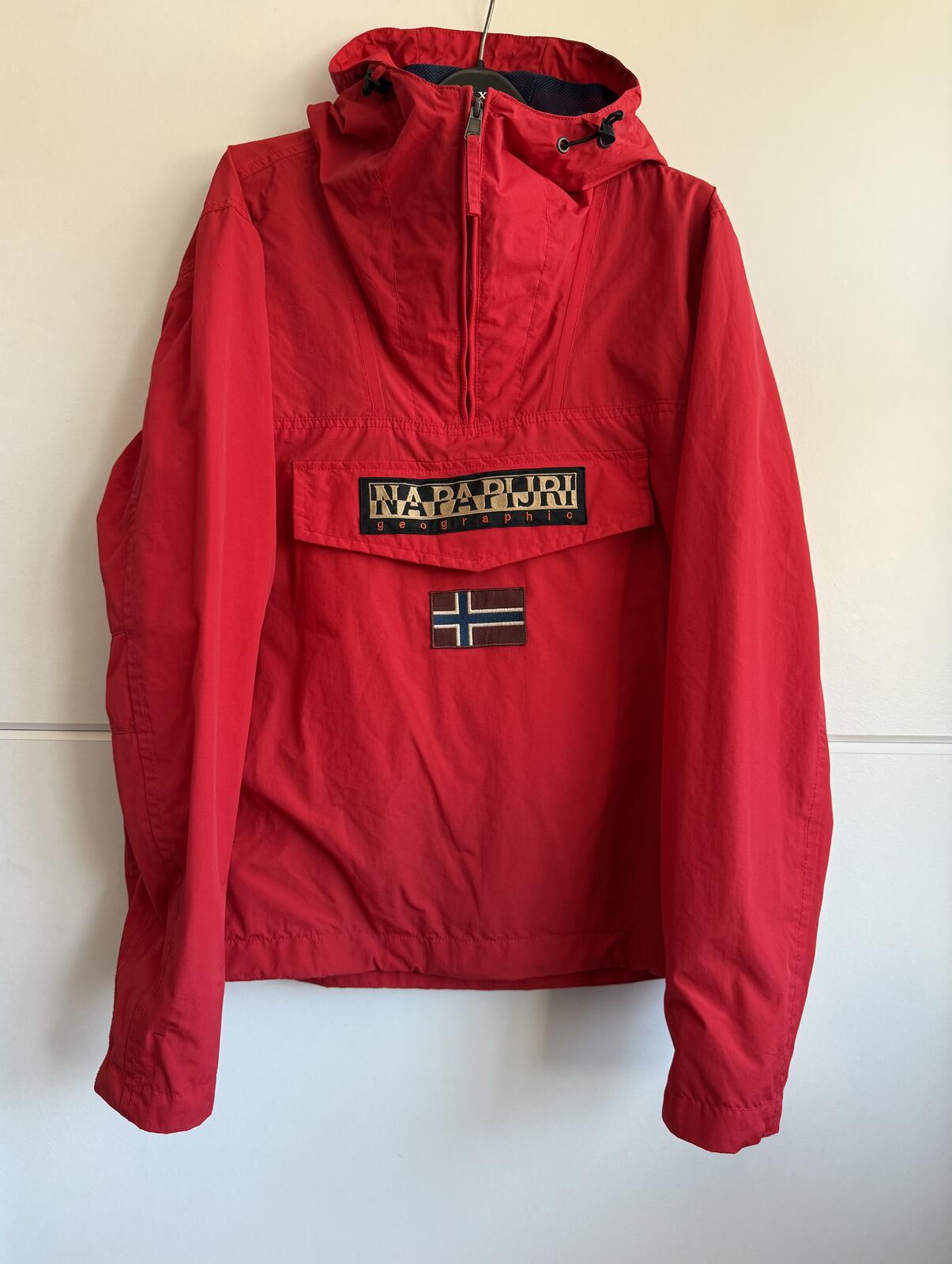Napapijri Rainforest Summer Anorak "red" size xl (sku C10)