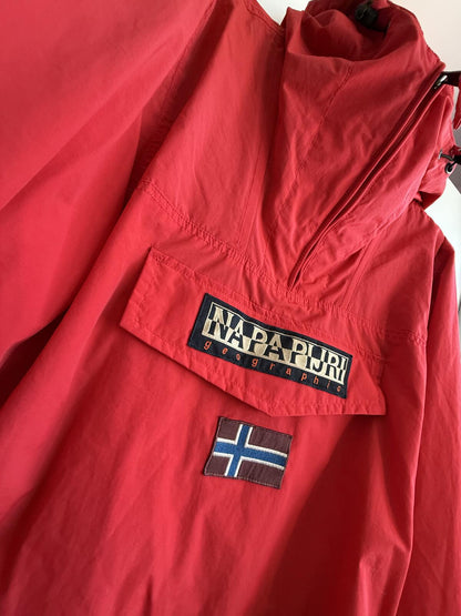 Napapijri Rainforest Summer Anorak "red" size xl (sku C10)