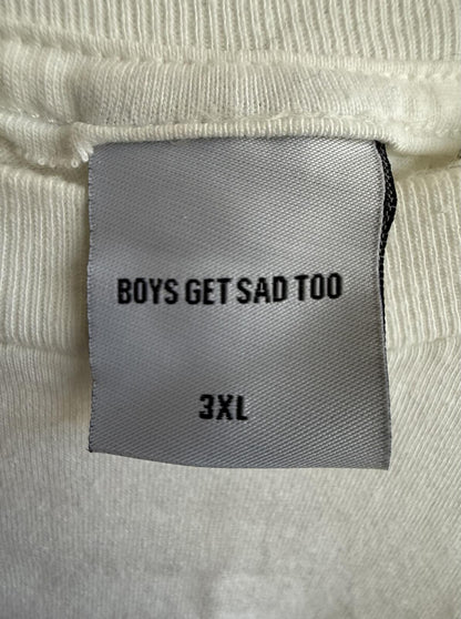 Boys Get Sad Too T-shirt  "graffiti bubble" size 3xl (sku C3)