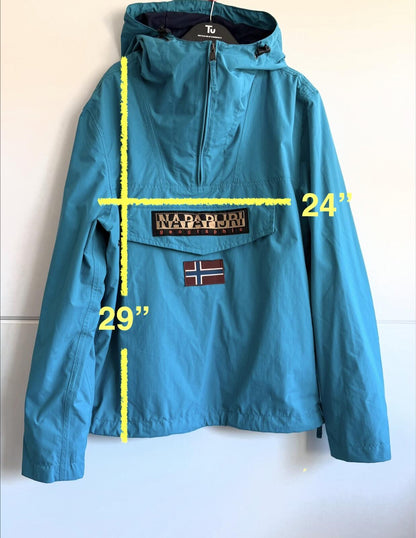 Napapijri Rainforest Summer Anorak "Blue" size xl (sku C9)