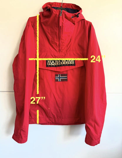 Napapijri Rainforest Summer Anorak "red" size xl (sku C10)