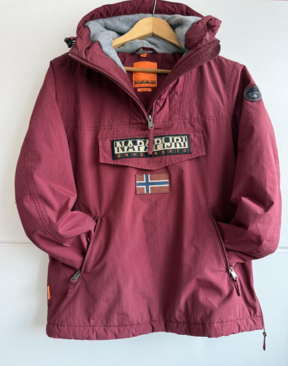 Napapijri Rainforest Winter anorak "burgundy" size M (sku H1)