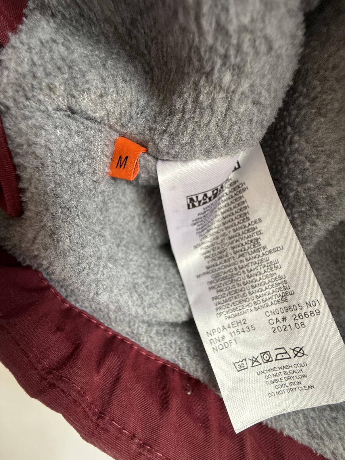 Napapijri Rainforest Winter anorak "burgundy" size M (sku H1)