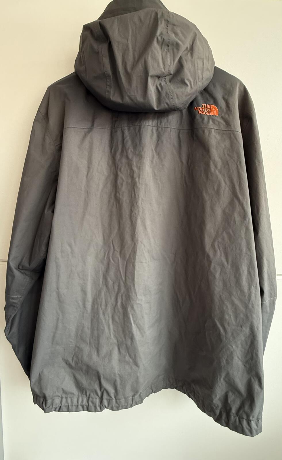 The North Face HyVent windbreaker " grey/charcoal " size xxl (sku H2)