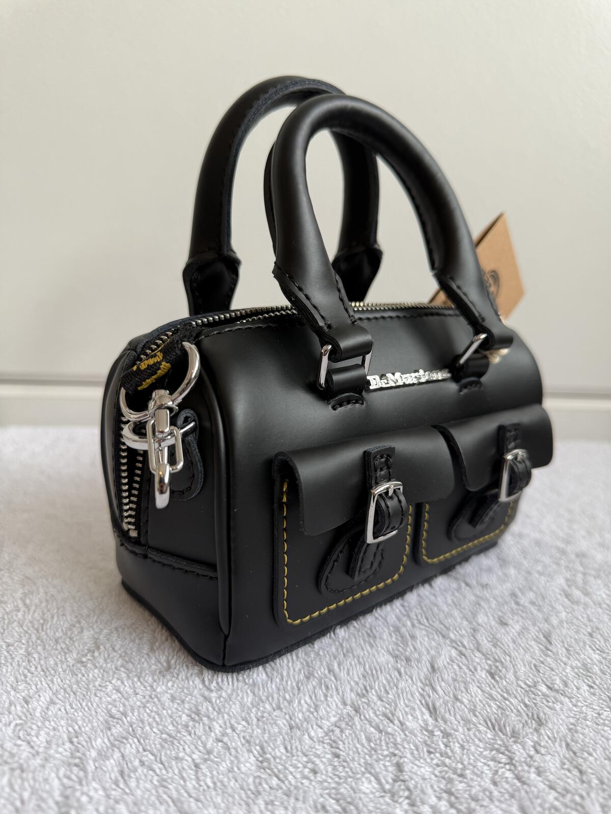Dr. Martens Mini Top Handle Leather Bag "Black" (sku  )