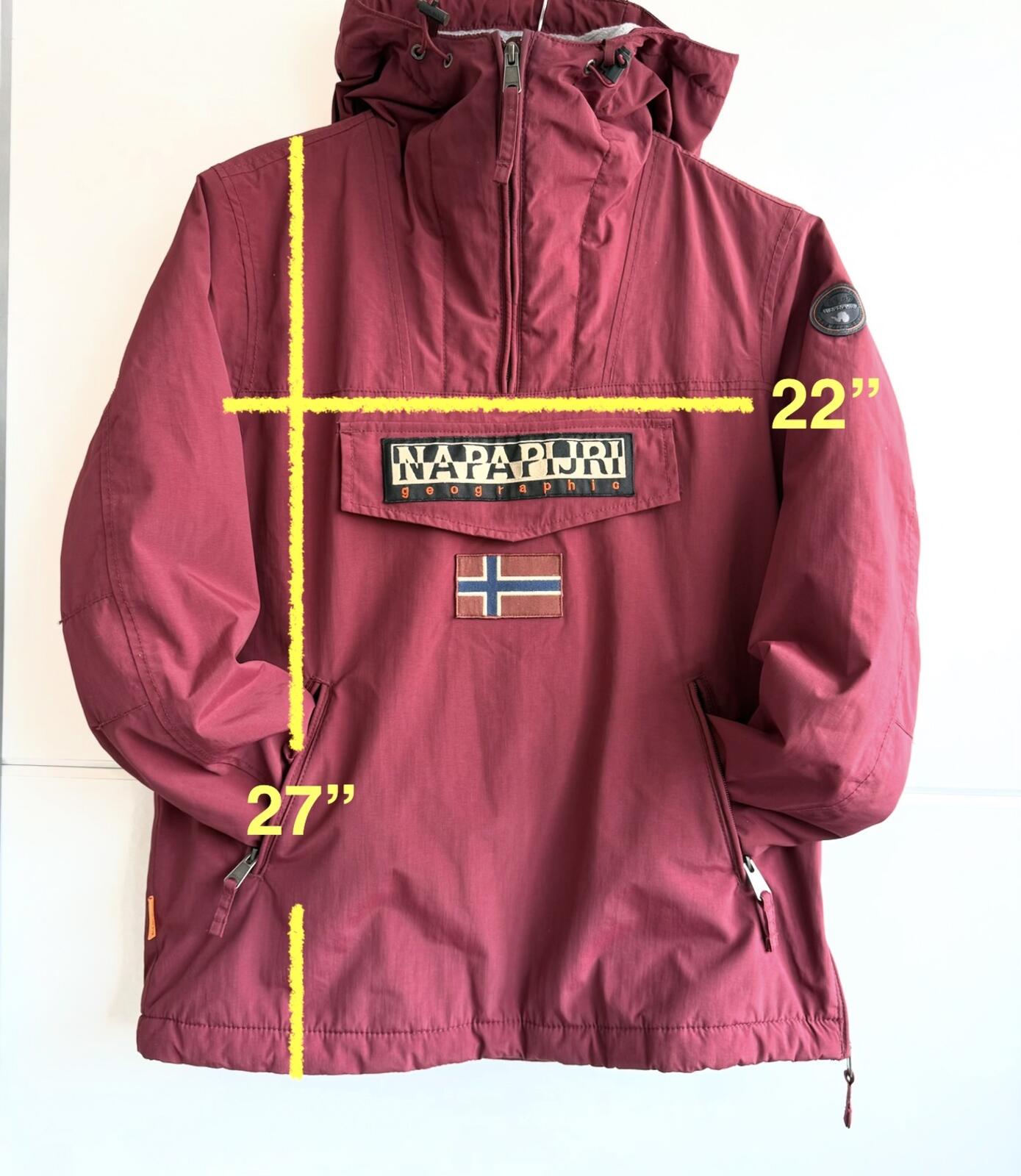 Napapijri Rainforest Winter anorak "burgundy" size M (sku H1)