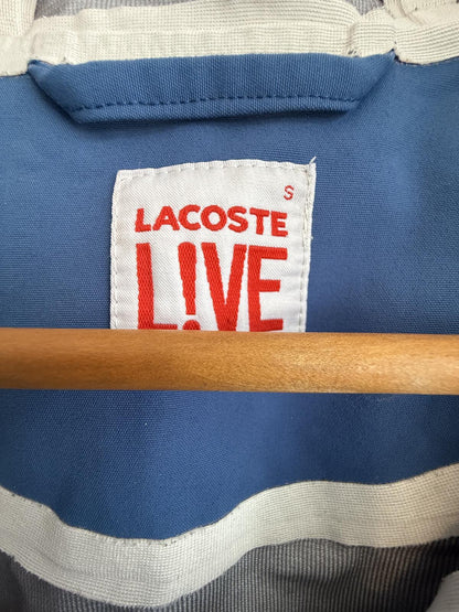 Lacoste L!VE Hooded Parka Jacket "royal blue" size s (sku B8)