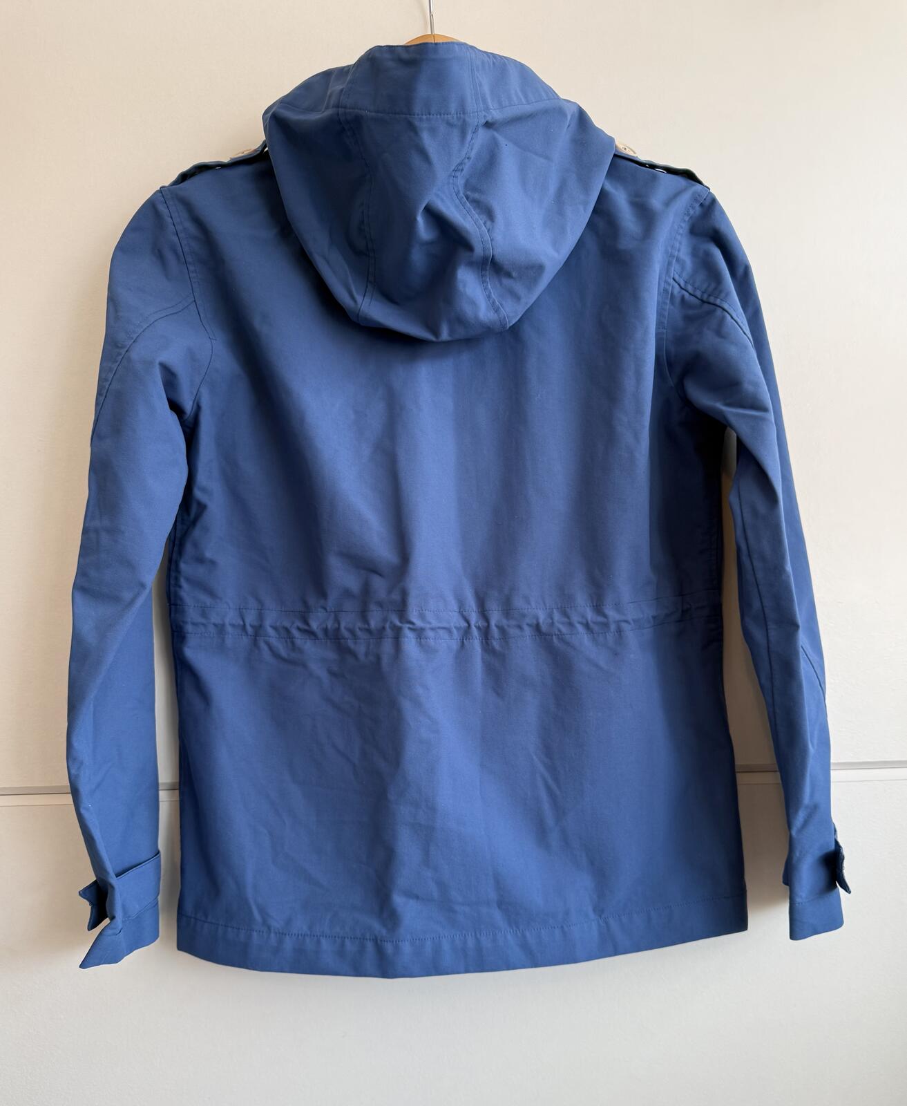 Lacoste L!VE Hooded Parka Jacket "royal blue" size s (sku B8)
