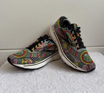 Brooks Ghost 15 x  Wednesday Holmes "Run Proud" edition size 7 (sku 18)