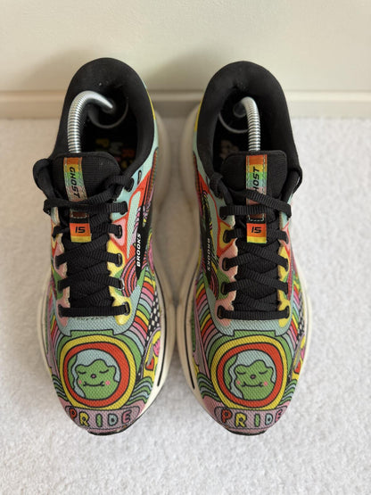 Brooks Ghost 15 x  Wednesday Holmes "Run Proud" edition size 7 (sku 18)