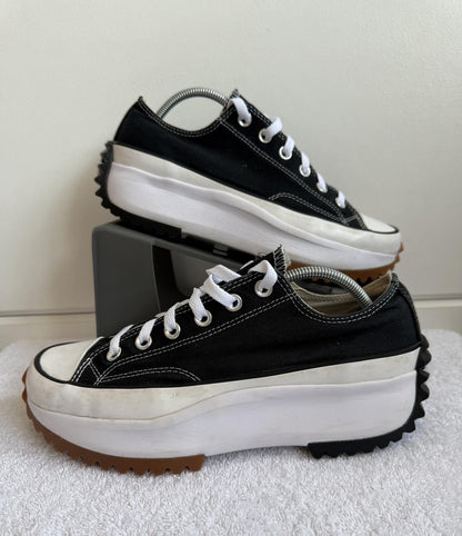 Converse Run Star Hike Low "Black" size 6.5 (sku 21)