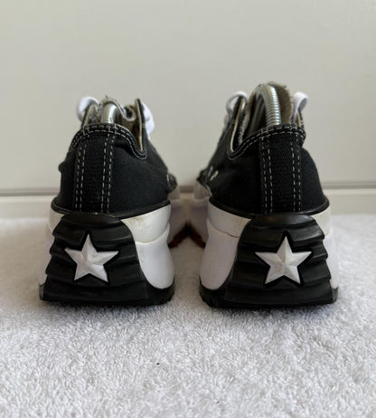 Converse Run Star Hike Low "Black" size 6.5 (sku 21)