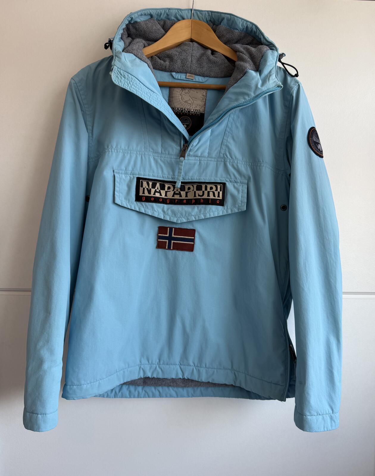 Napapijri Rainforest Winter Jacket "light blue" size s (sku E2)