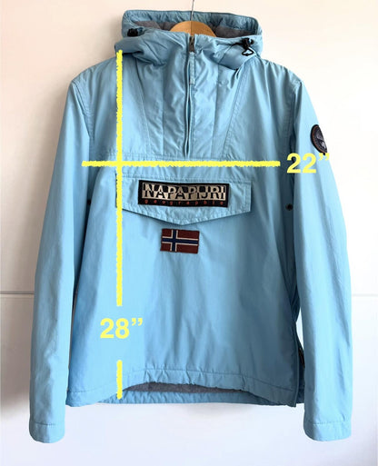 Napapijri Rainforest Winter Jacket "light blue" size s (sku E2)