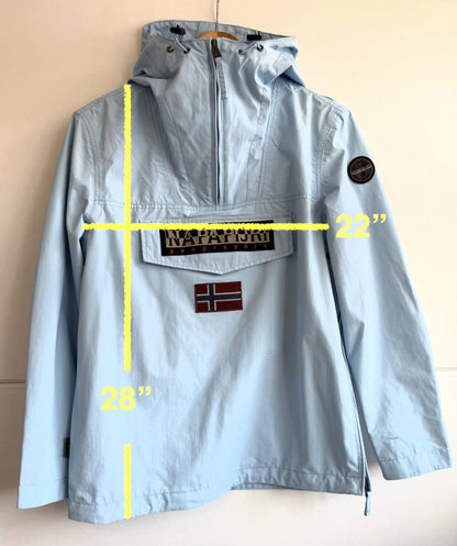 Napapijri Rainforest Anorak "sky blue" size s (sku E1)