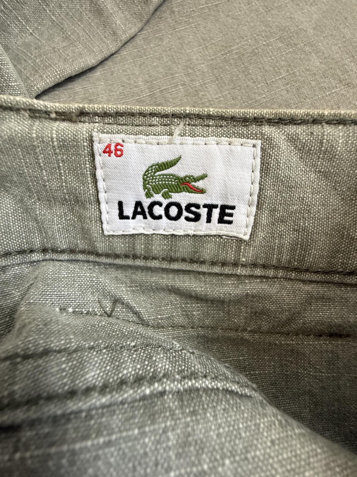 Lacoste men's denim jeans "sage green" 36W 34L (sku E5)