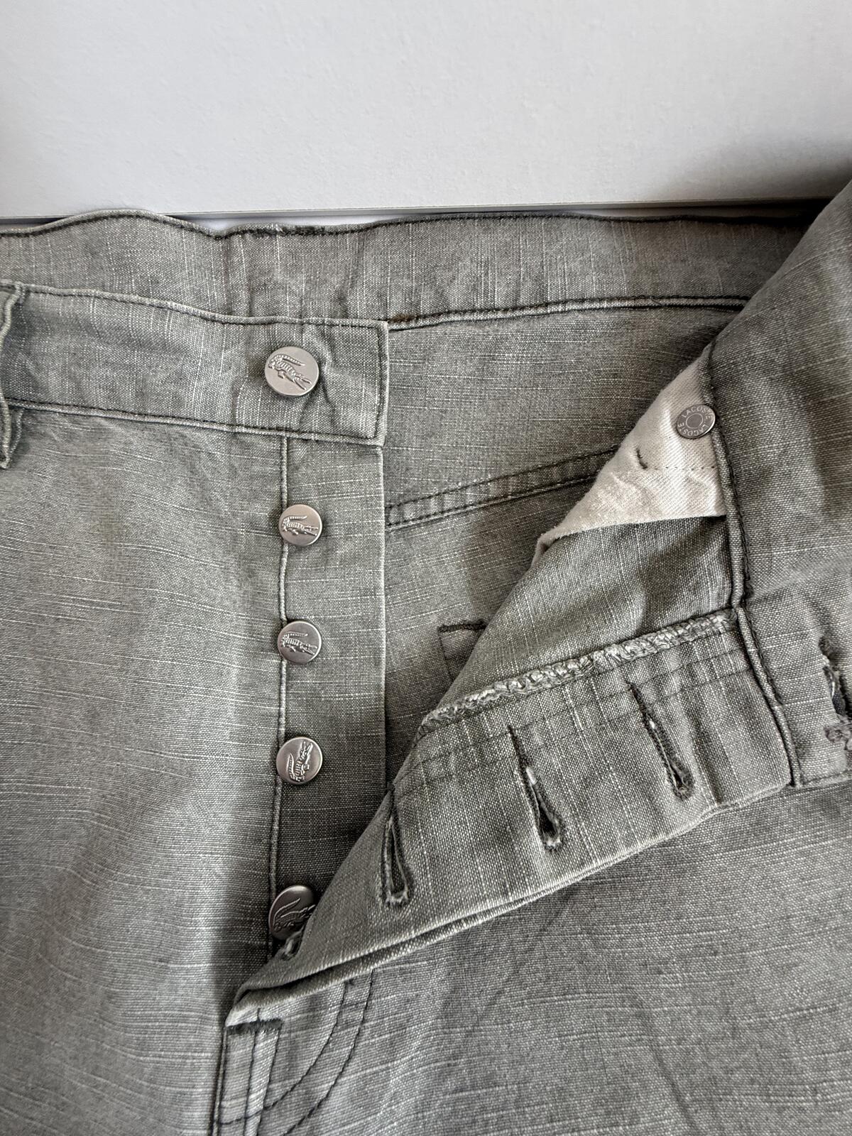 Lacoste men's denim jeans "sage green" 36W 34L (sku E5)