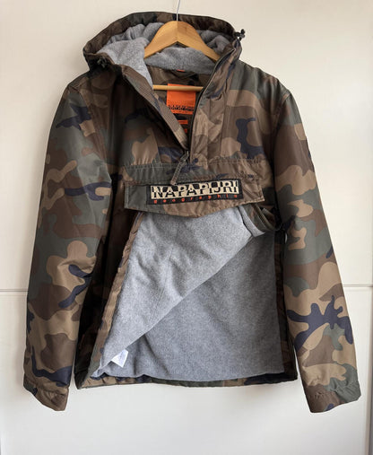Napapijri Rainforest Camouflage Winter Anorak size S (sku E7)