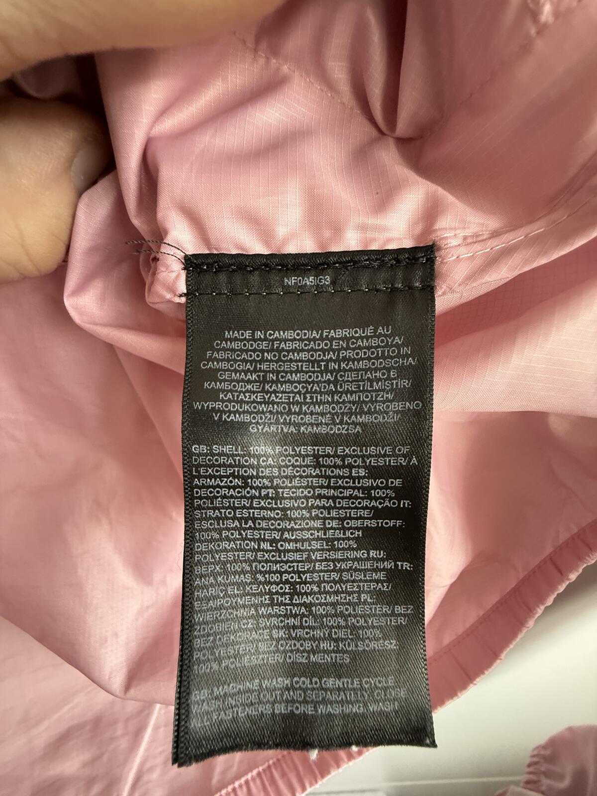 The North Face Seasonal Jacket "Orchid Pink and Black" size S (sku E9)