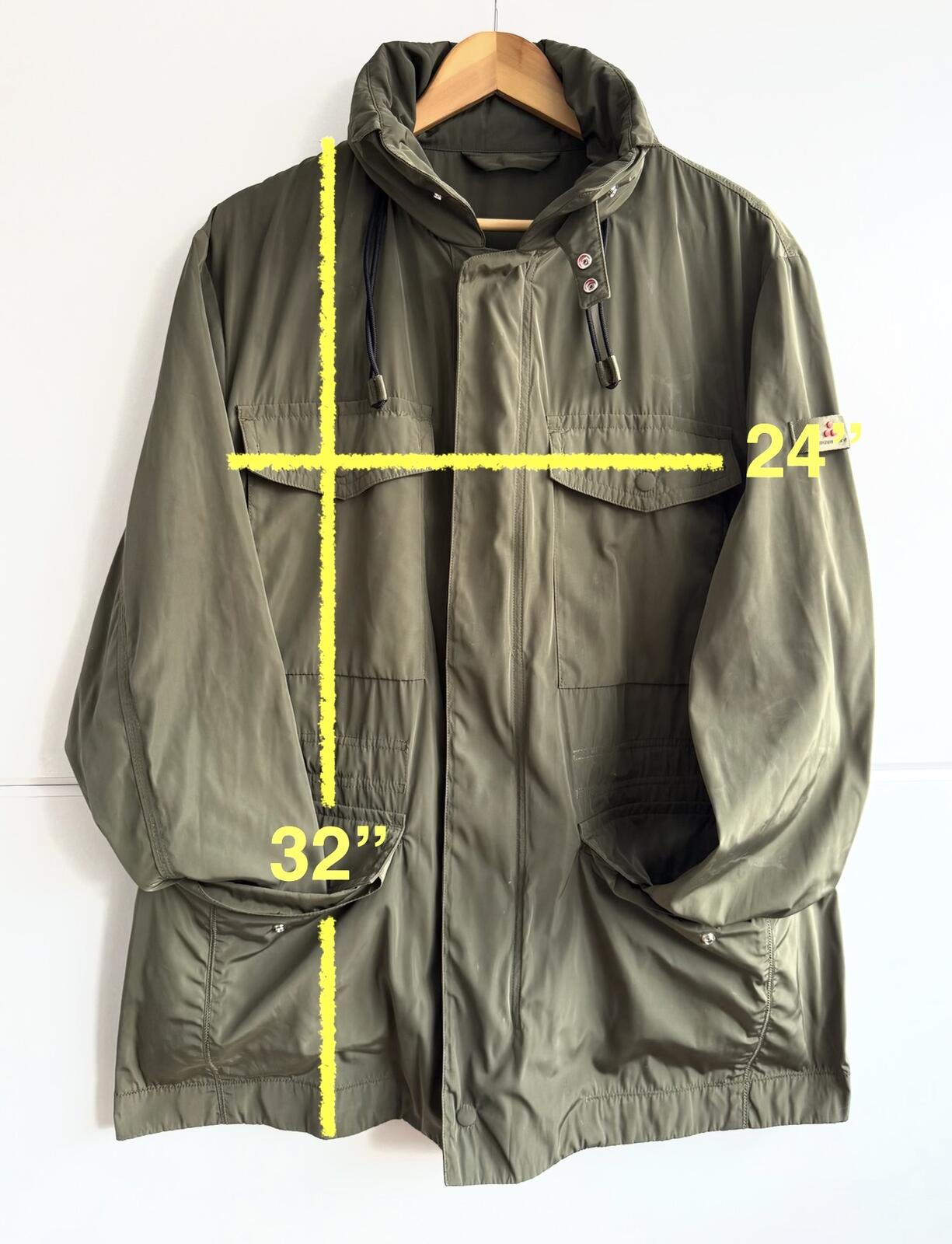 Peuterey olive green Womens Parka Jacket size xxl (sku G4)