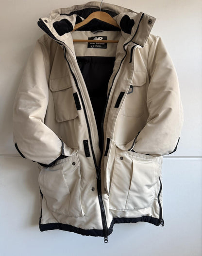 New Balance Utility Down Parka "cream" size L (sku G6)