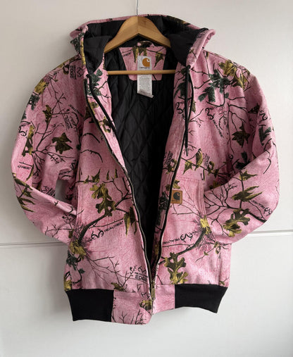 Carhartt x Realtree Pink Camouflage Reworked Active Jacket size M (sku G5)