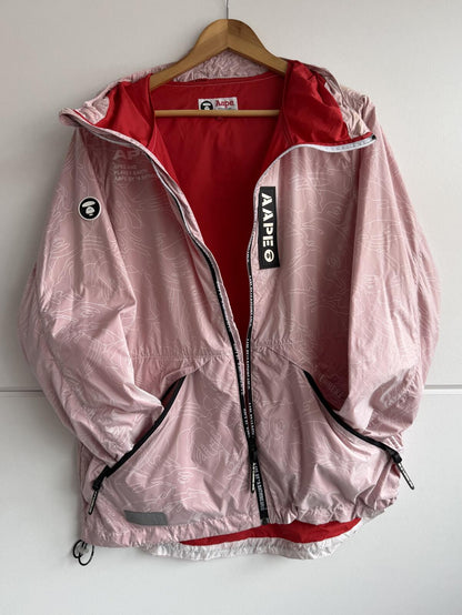 AAPE BY A BATHING APE® Light Pink Camo Anorak size L (sku G3)