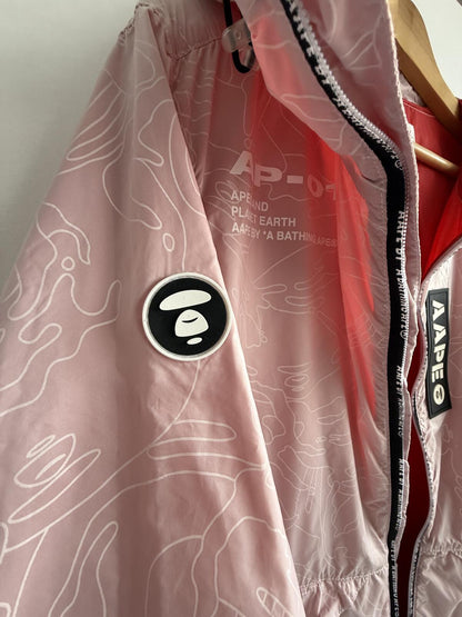AAPE BY A BATHING APE® Light Pink Camo Anorak size L (sku G3)