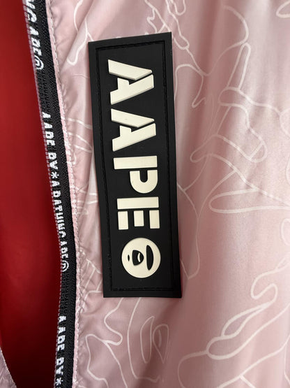 AAPE BY A BATHING APE® Light Pink Camo Anorak size L (sku G3)