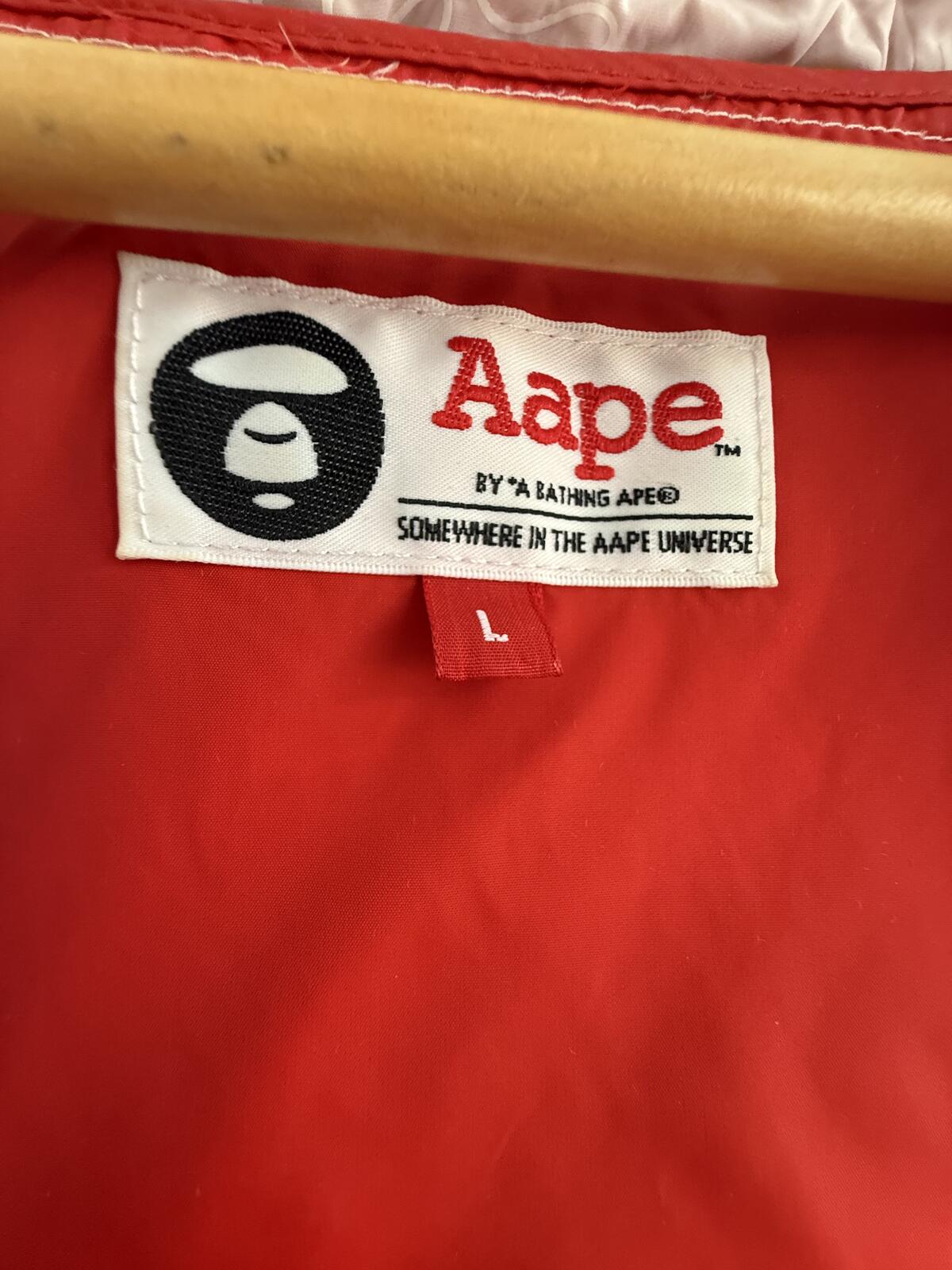 AAPE BY A BATHING APE® Light Pink Camo Anorak size L (sku G3)