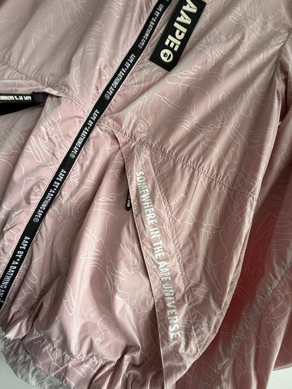 AAPE BY A BATHING APE® Light Pink Camo Anorak size L (sku G3)