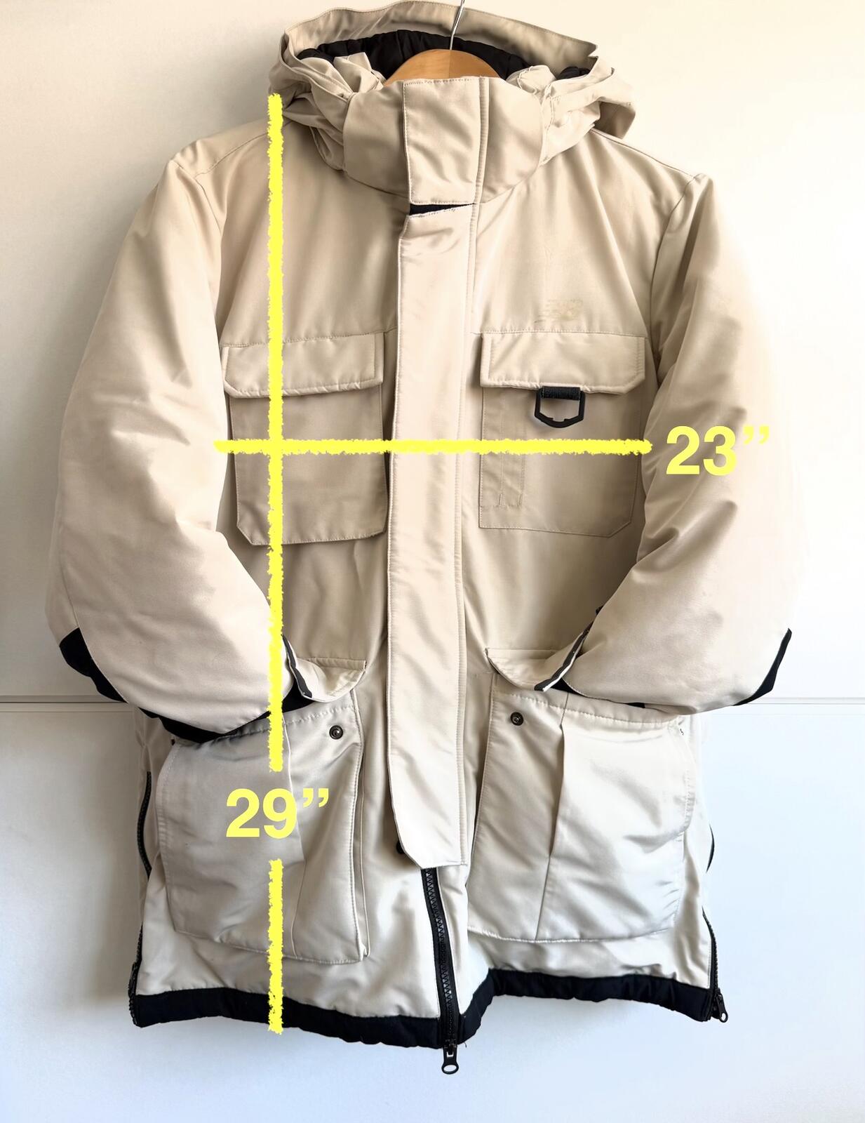 New Balance Utility Down Parka "cream" size L (sku G6)