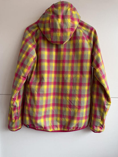 vintage Adidas Women's Reversible Plaid Windbreaker Jacket size 12 (sku )