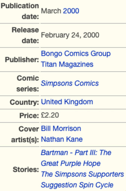 The Simpsons comic (Bongo Comics) #38