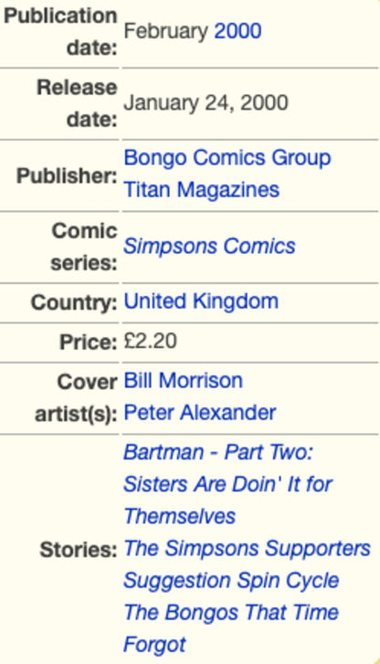 The Simpsons comic (Bongo Comics) #37