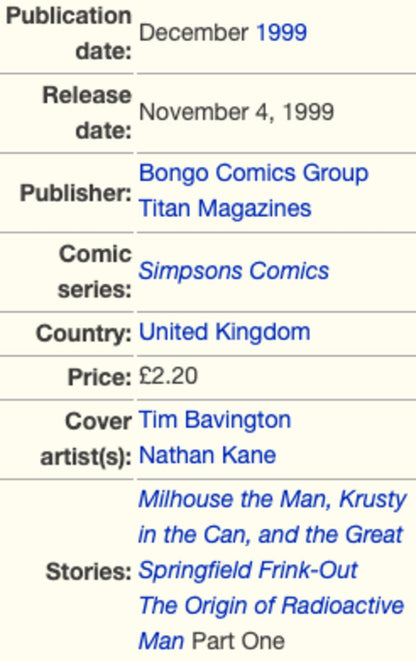 The Simpsons comic (Bongo Comics) #34