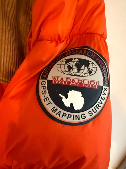 Napapijri Antero Puffer Jacket, orange size L (top 1)